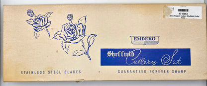 Juego de Cubertería de Cuchillo y Tenedor Regent Cutlery Sheffield "The Miracle Worker" (Muy buen estado, años 60)