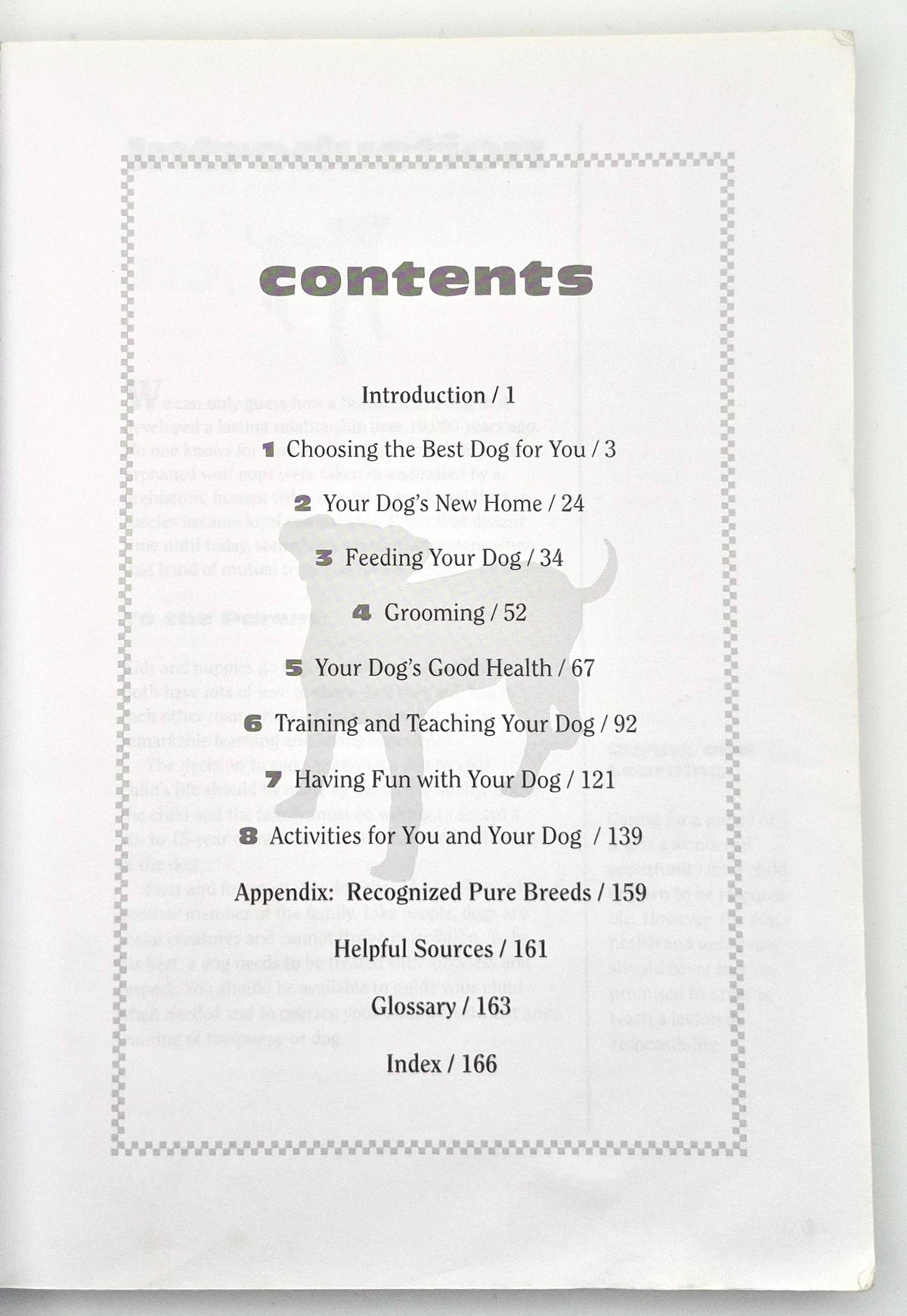 Your Puppy, Your Dog: A Kid's Guide to Raising a Happy, Healthy Dog by Pat Storer (Good, 1997, Pbk, 172 pgs, Storey Pub)