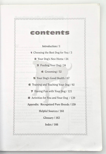 Your Puppy, Your Dog: A Kid's Guide to Raising a Happy, Healthy Dog by Pat Storer (Good, 1997, Pbk, 172 pgs, Storey Pub)