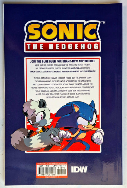 Sonic the Hedgehog Vol. 1: Fallout!  by Ian Flynn; Tracy Yardley et al. (Very good, 2018, Pbk, IDW Pub.)