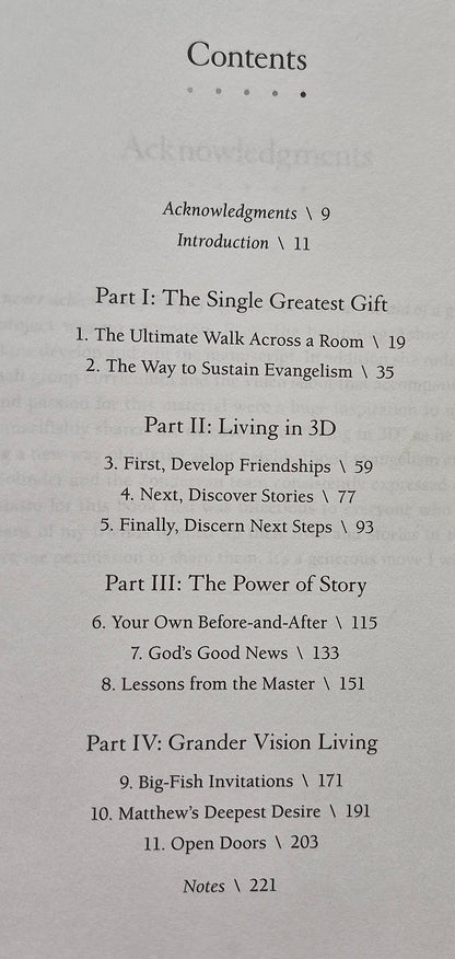Just Walk Across the Room by Bill Hybels (Very good, 2006, HC, 223 pgs, Zondervan)