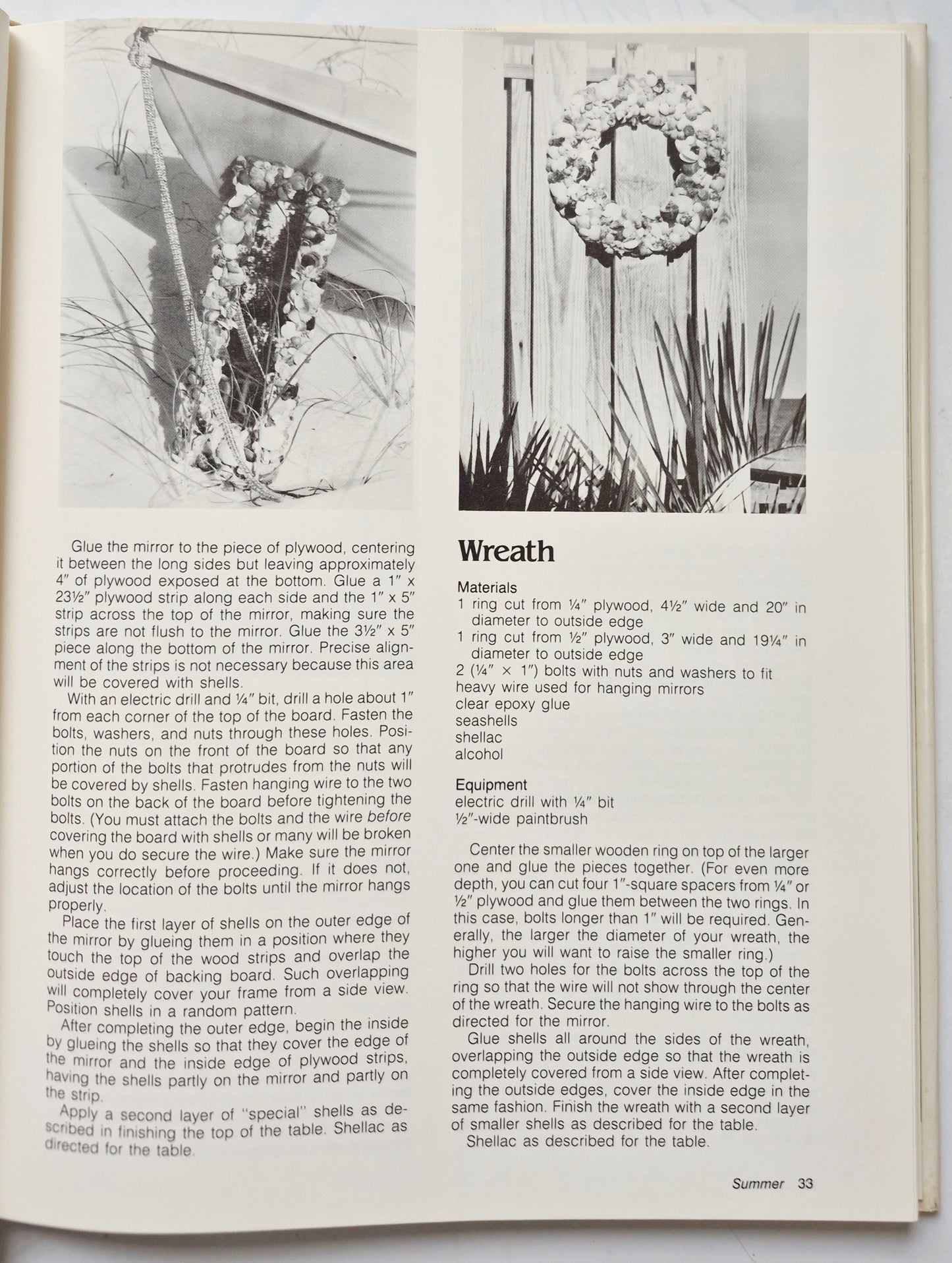 NatureCrafts: Seasonal Project from Natural Materials by Mary Elizabeth Johnson; Katherine Pearson (Very good, 1980, HC, 154 pgs, Oxmoor House)