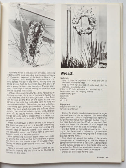 NatureCrafts: Seasonal Project from Natural Materials by Mary Elizabeth Johnson; Katherine Pearson (Very good, 1980, HC, 154 pgs, Oxmoor House)