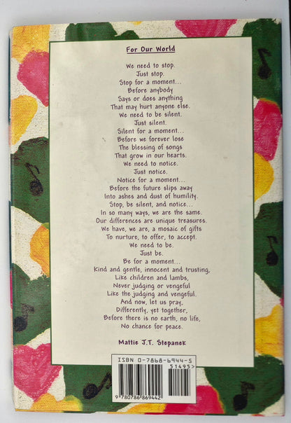 Hope through Heartsongs by Mattie J. T. Stepanek (Very good, 2002, HC, 62 pgs, Hyperion)