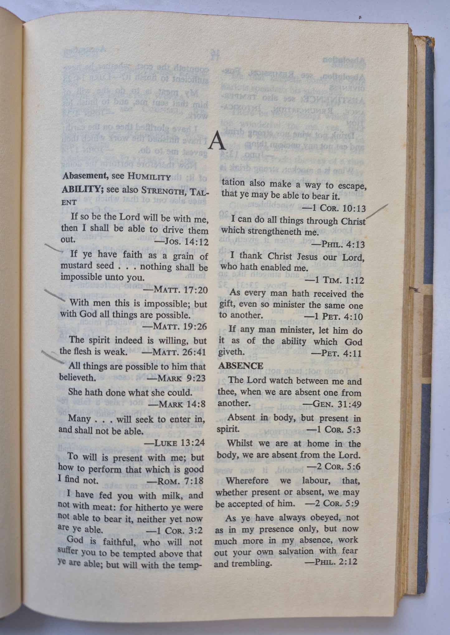 A Treasury of Biblical Quotations edited by Lester V. Berry -Good, 1953, HC, 264 pgs, Doubleday & Co.