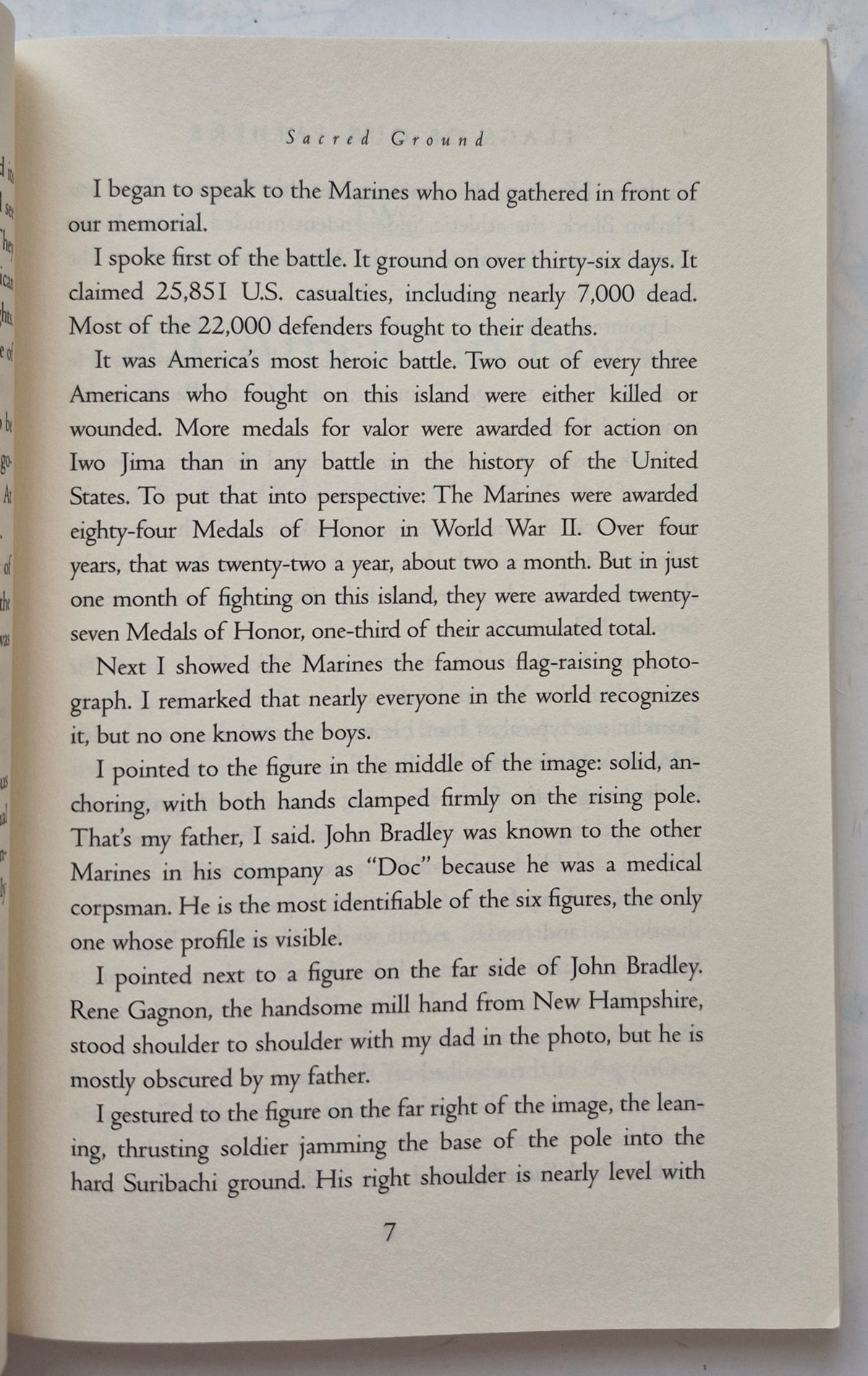 Flags of Our Fathers: Heroes of Iwo Jima by James Bradley; Ron Powers, adapted for young people by Michael French (Very good, 2001, Pbk, 211 pgs, Random House)