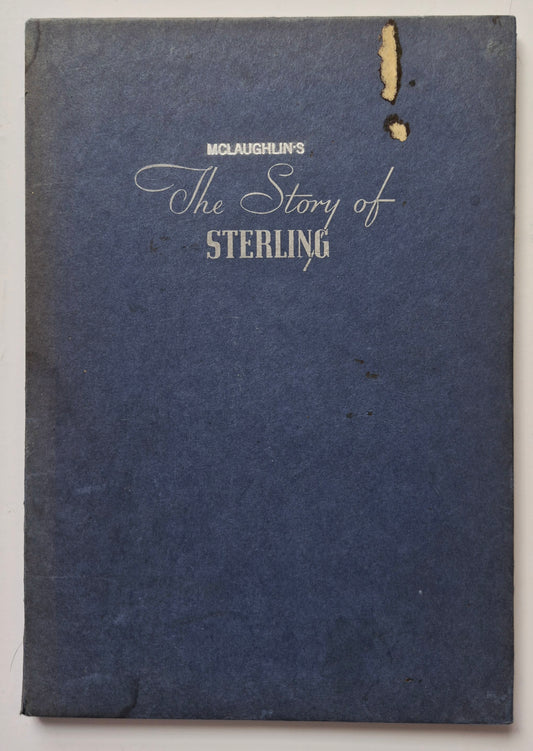 McLaughlin's The Story of Sterling (Acceptable, 1937, HC, 54 pgs, The Sterling Silversmiths Guild of America)