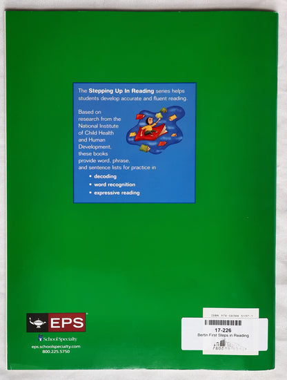 First Steps in Reading by Phyllis Bertin (New, 2001, Pbk, Educators Pub.)