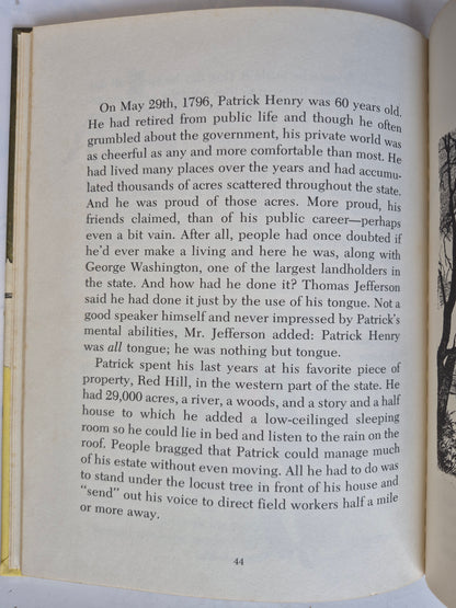 Where Was Patrick Henry on the 29th of May? by Jean Fritz (Very good, 1975, HC, 48 pgs, Coward, McCann & Geoghegan)