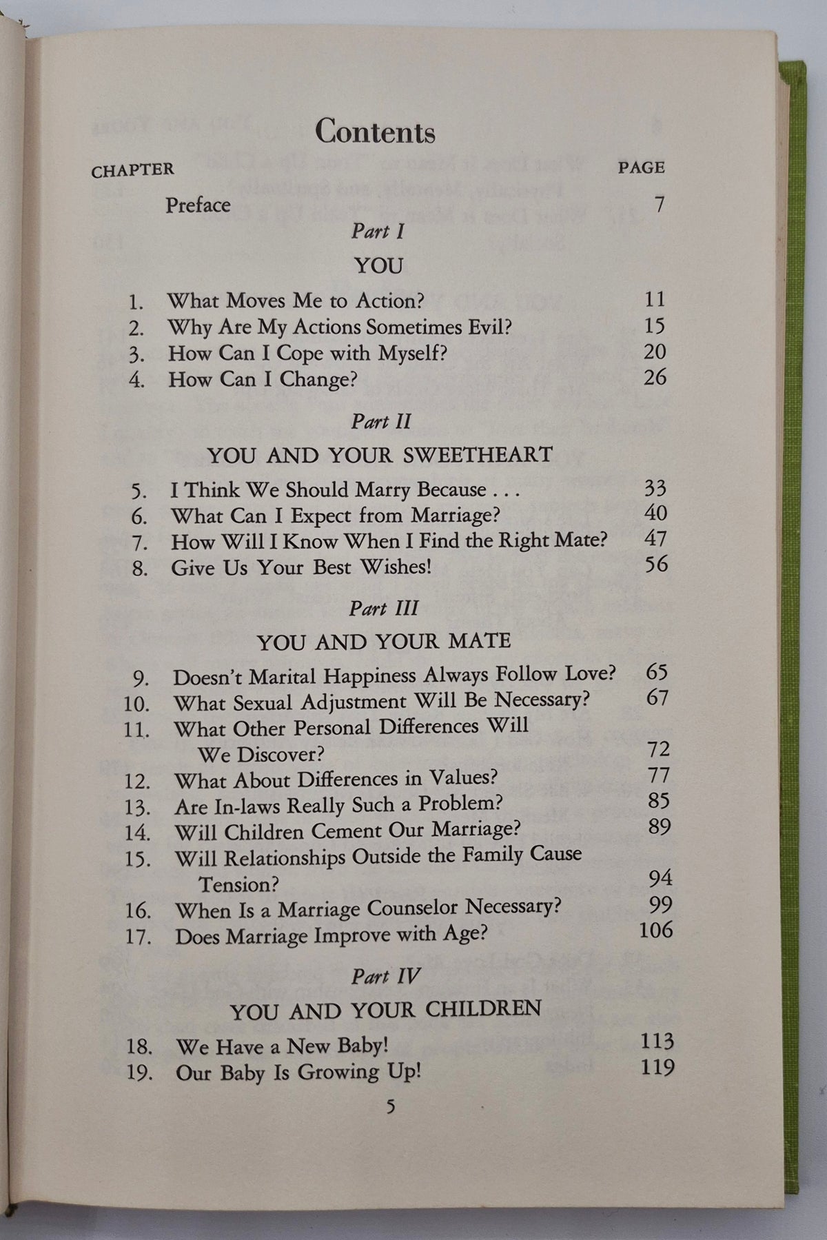 You and Yours: Building Interpersonal Relationships by Ellen McKay Timmer (Good, 1972, HC, 224 pgs, The Moody Bible Inst.)
