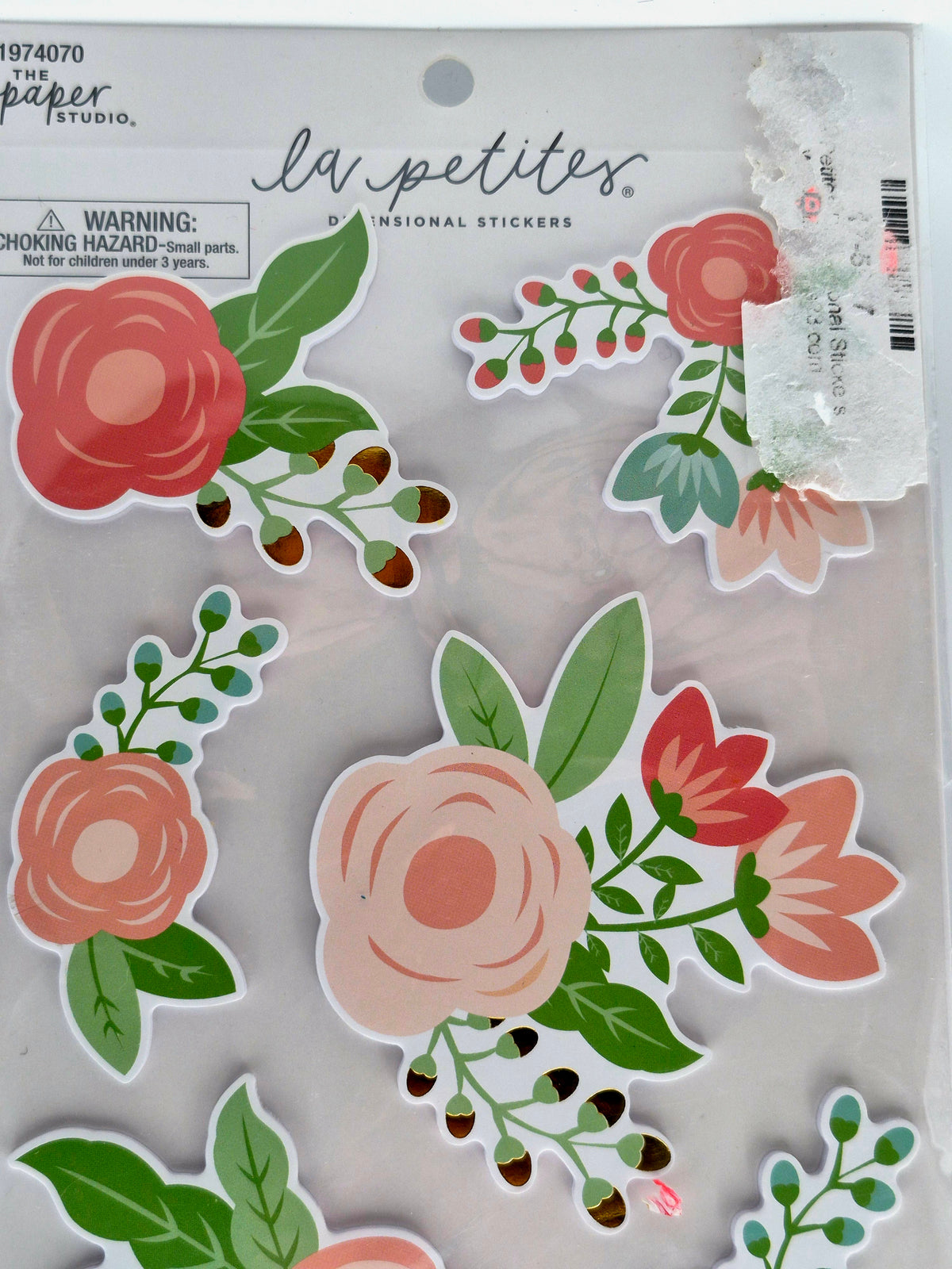 Pegatinas dimensionales La Petites de The Paper Studio (Nuevas, 2020, Hobby Lobby)