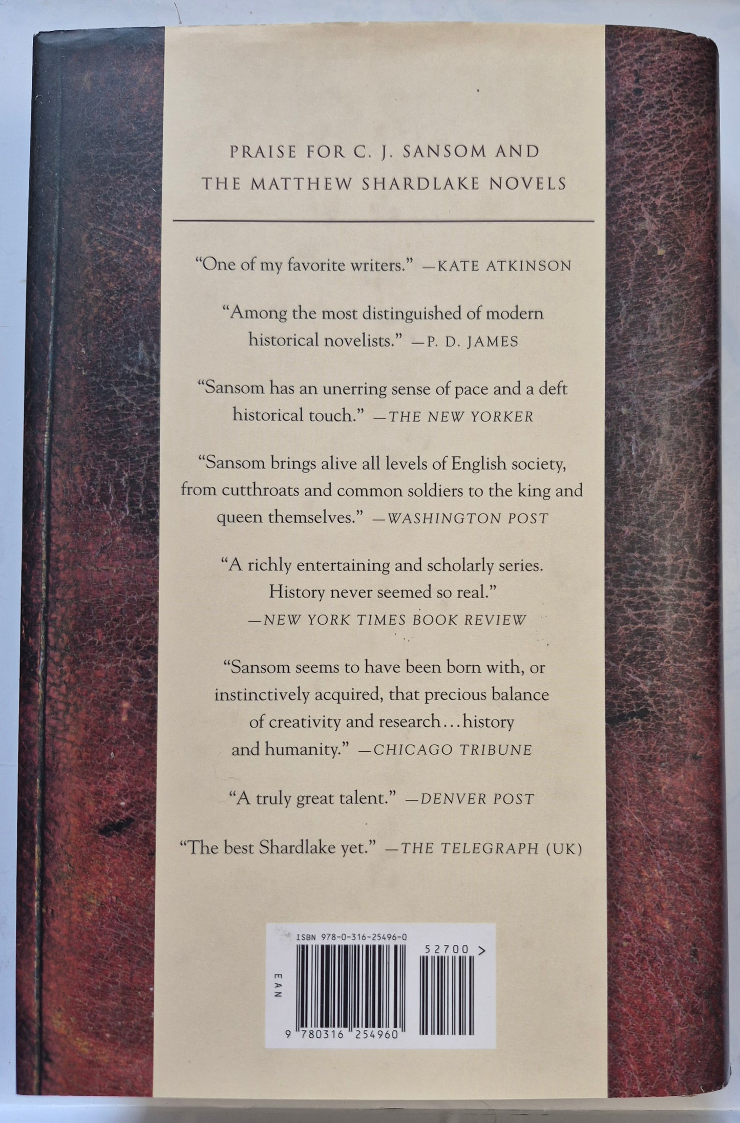Lamentation by C. J. Sansom -Shardlake #6, Very good, 2014, HC, 641 pgs, Mulholland Books
