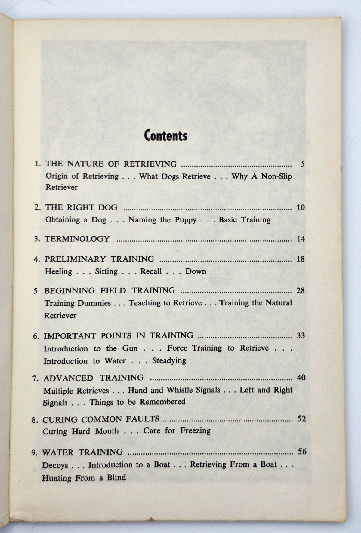 Hunting with Retrievers by Joe Stetson (Good, 1965, Pbk, 64 pgs, TFH Pub.)