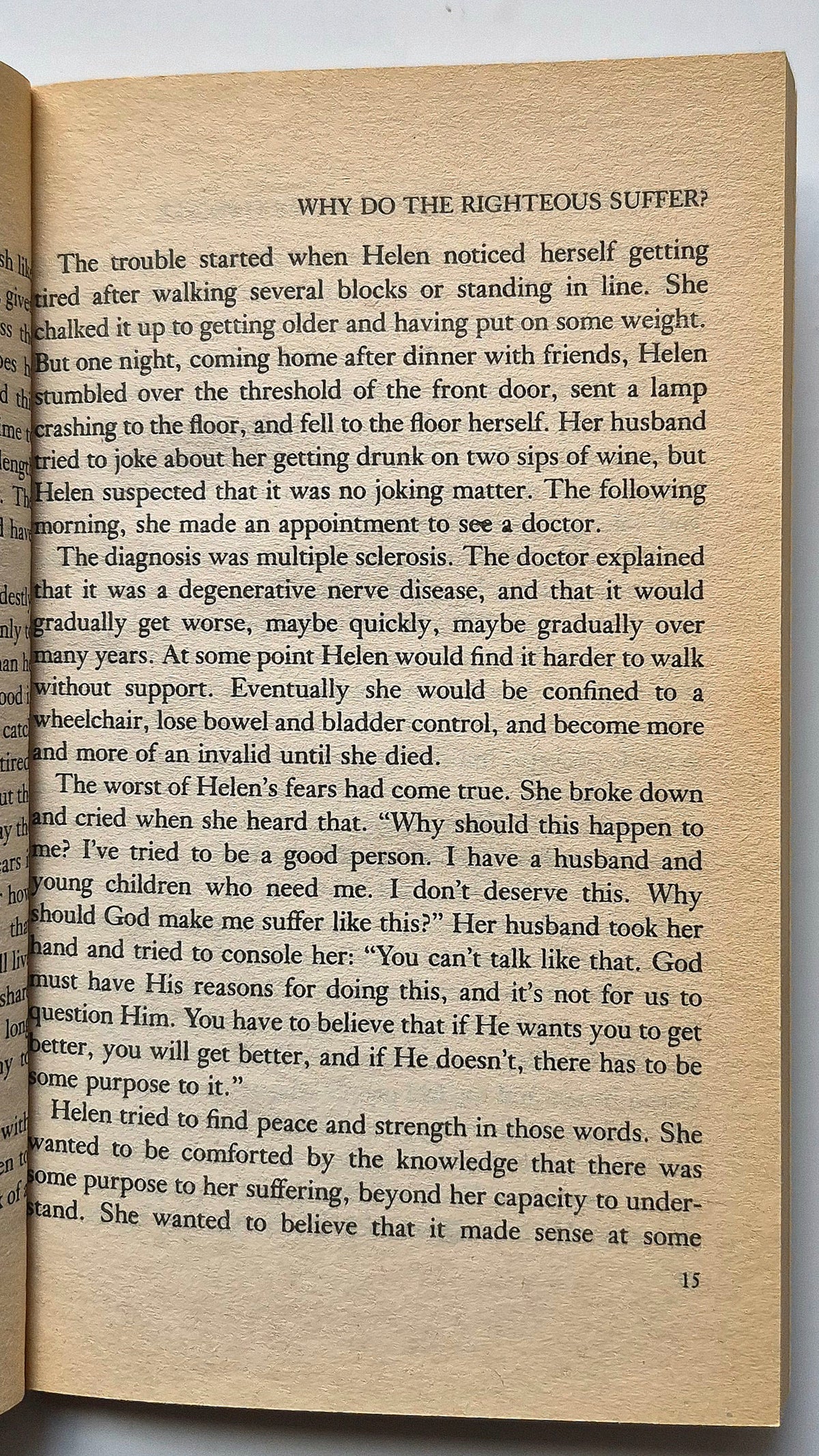 When Bad Things Happen to Good People by Harold S. Kushner (Very good, 1983, Pbk, 149 pgs, Avon)