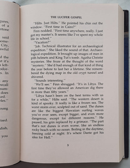 The Lucifer Gospel by Paul Christopher (Finn Ryan #2, Very good, 2006, HC, 357 pages, Onyx Books)