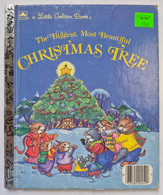 The Biggest, Most Beautiful Christmas Tree by Amye Rosenberg (Very good, 1985, Hc, 24 pgs, Golden Books)