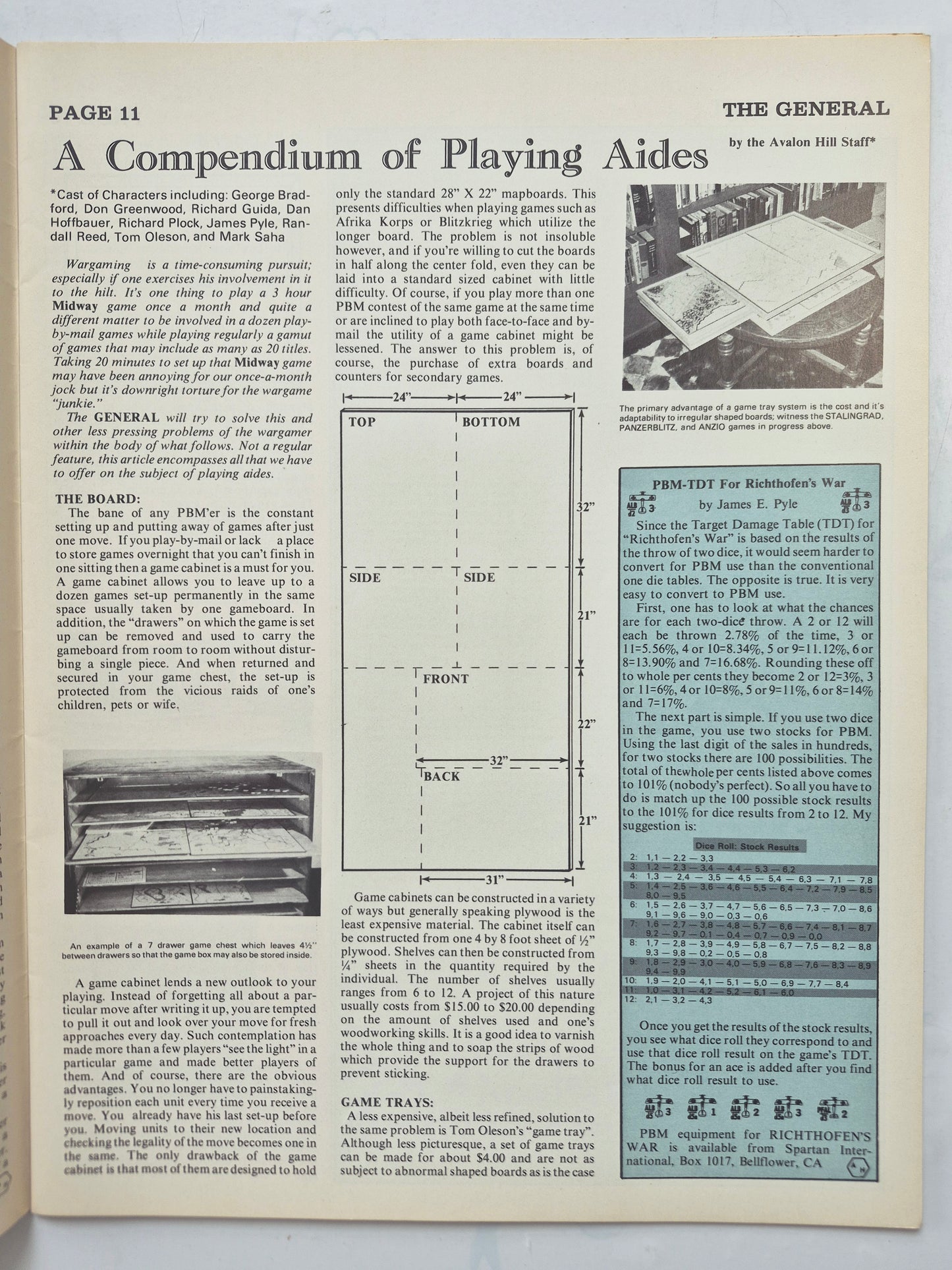 The Avalon Hill General May-June 1974 Vol. 11 No. 1 30th Anniversary Commemorative Issue of the Normandy Landings