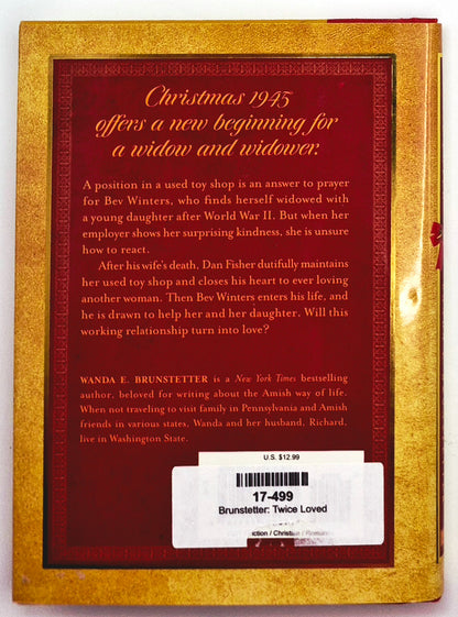 Twice Loved by Wanda E. Brunstetter (New, HC, 2013, Barbour, 144 pgs)