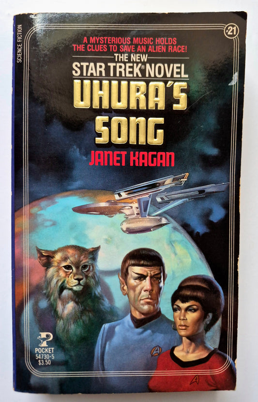 Uhura's Song by Janet Kagan (Star Trek #21, Very good, 1985, Pbk, 373 pgs, Pocket Science Fiction)
