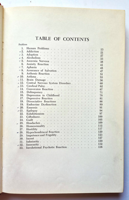 Encyclopedia of Psychological Problems by Clyde M. Narramore (Acceptable, 1966, HC, 285 pgs, Zondervan)