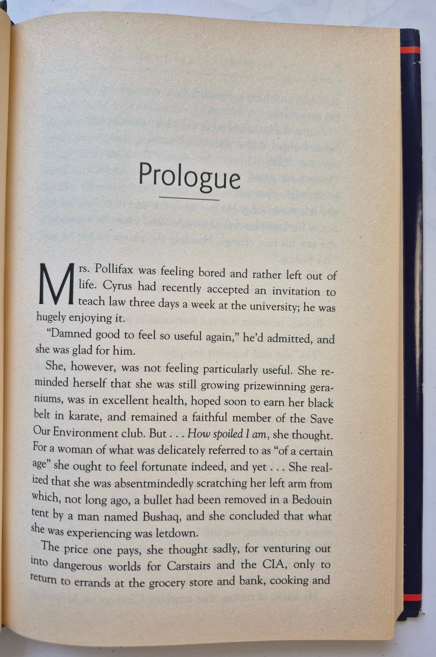 Mrs. Pollifax Unveiled #14 by Dorothy Gilman -Very good, 2000, HC, 195 pgs, Ballantine Books
