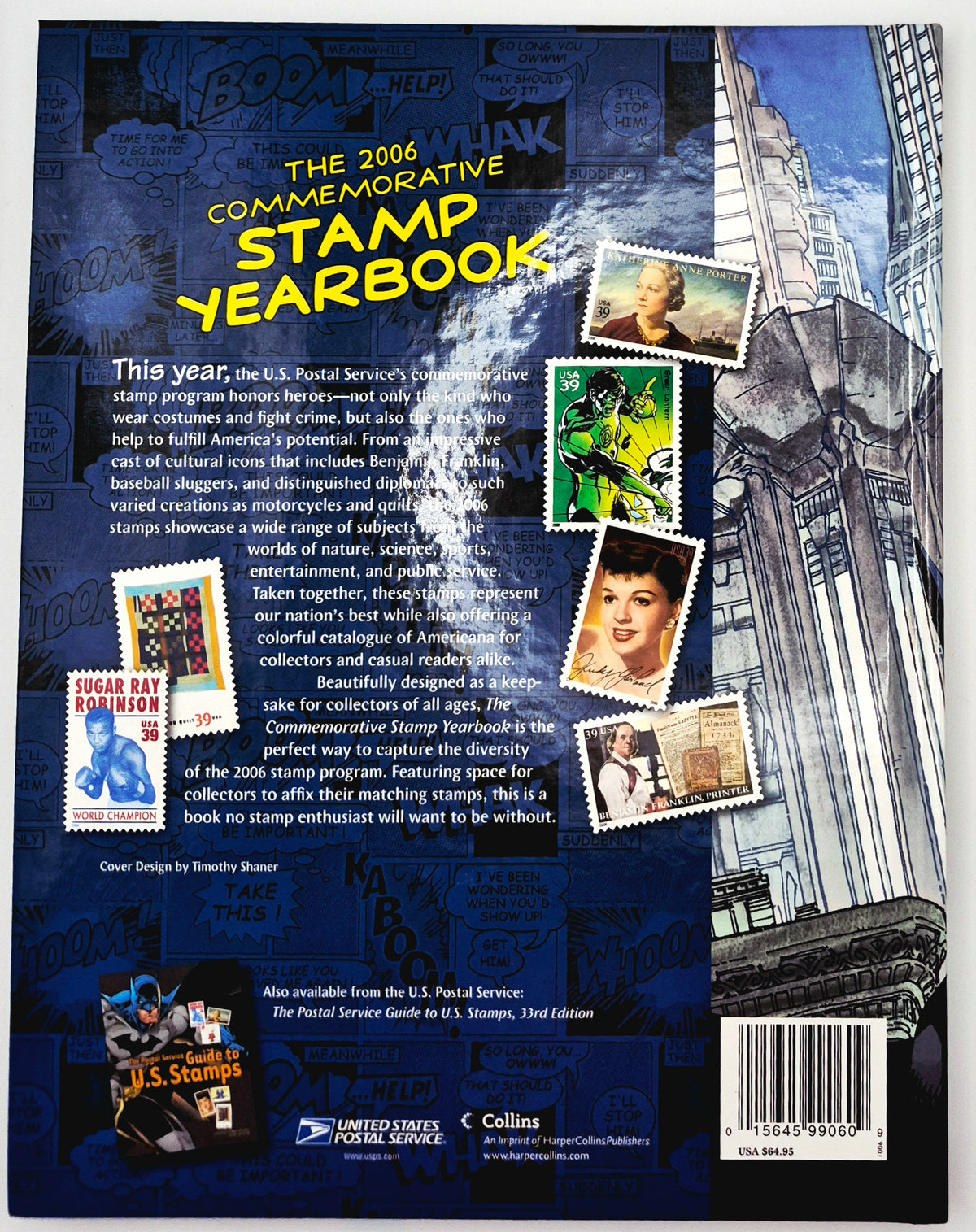 The 2006 Commemorative Stamp Yearbook by USPS (Like new, 64 pgs, HarperResource)
