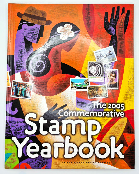 The 2005 Commemorative Stamp Yearbook by USPS (Like New, 64 pgs, HarperResource)