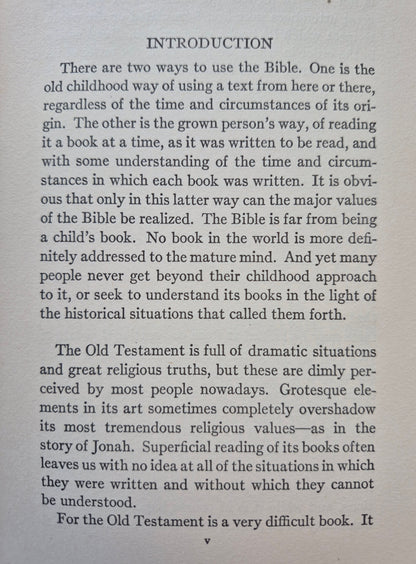 The Story of the Bible by Edgar J. Goodspeed -Good, 1942, HC, 150 pgs, University of Chicago Press