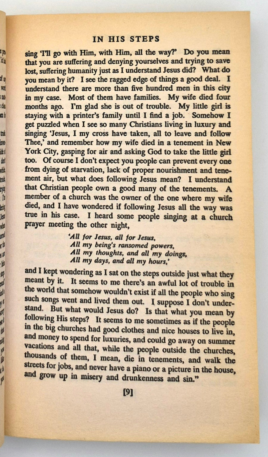 In Seinen Fußstapfen von Charles M. Sheldon (Gut, 1993, Taschenbuch, 242 Seiten, Barbour Publishing)
