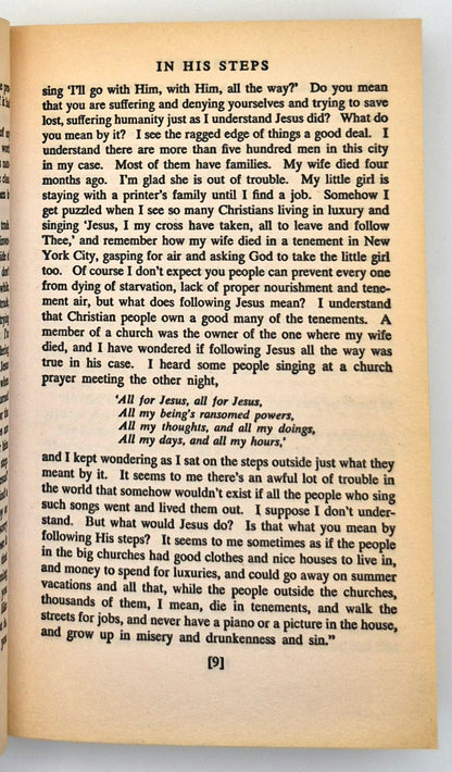 In Seinen Fußstapfen von Charles M. Sheldon (Gut, 1993, Taschenbuch, 242 Seiten, Barbour Publishing)