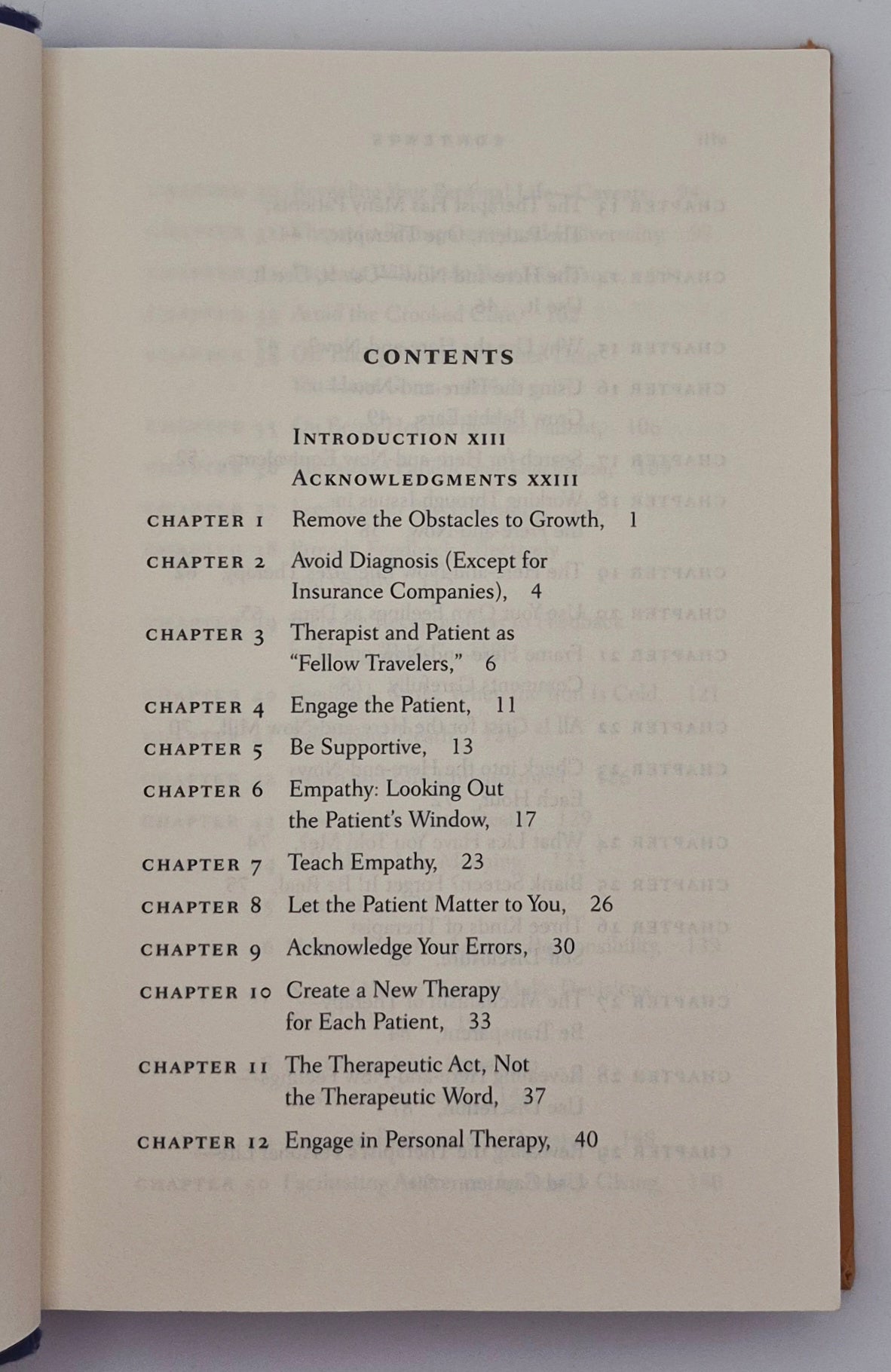 The Gift of Therapy: An Open Letter to a New Generation of Therapists and Their Patients by Irvin D. Yalom (Good, 2002, HC, 263 pgs, HarperCollins)