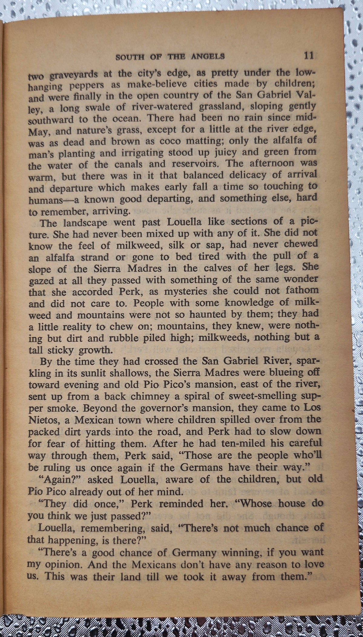 South of the Angels by Jessamyn West (Good, 1960, Pbk, 576 pgs, Fawcett World Library)