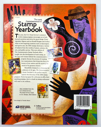 The 2005 Commemorative Stamp Yearbook by USPS (Like New, 64 pgs, HarperResource)
