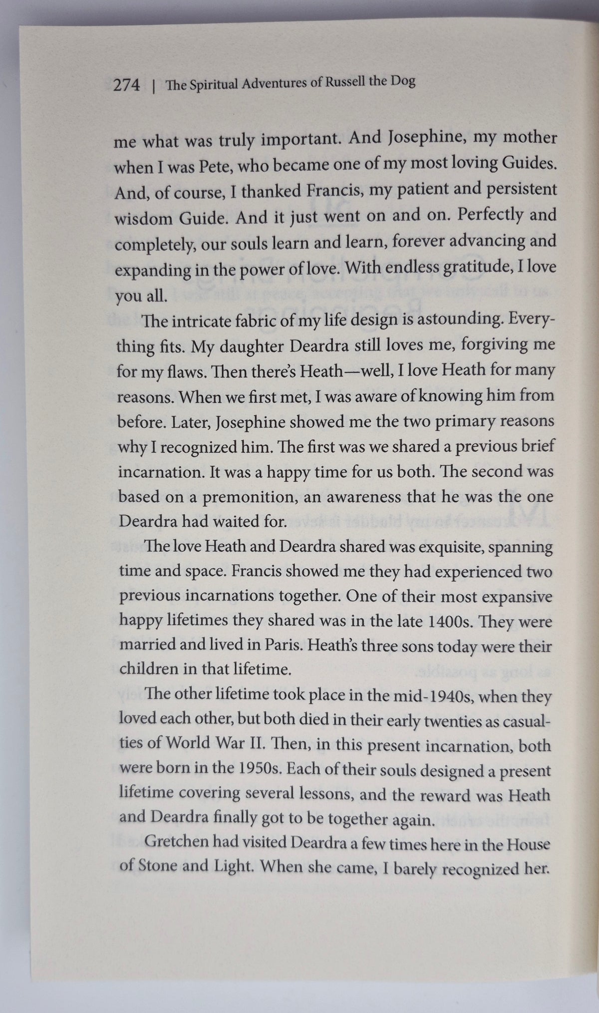The Spiritual Adventures of Russell the Dog by Trisha Watson (Very good, 2020, Pbk, 284 pgs, Stone & Light Pub)