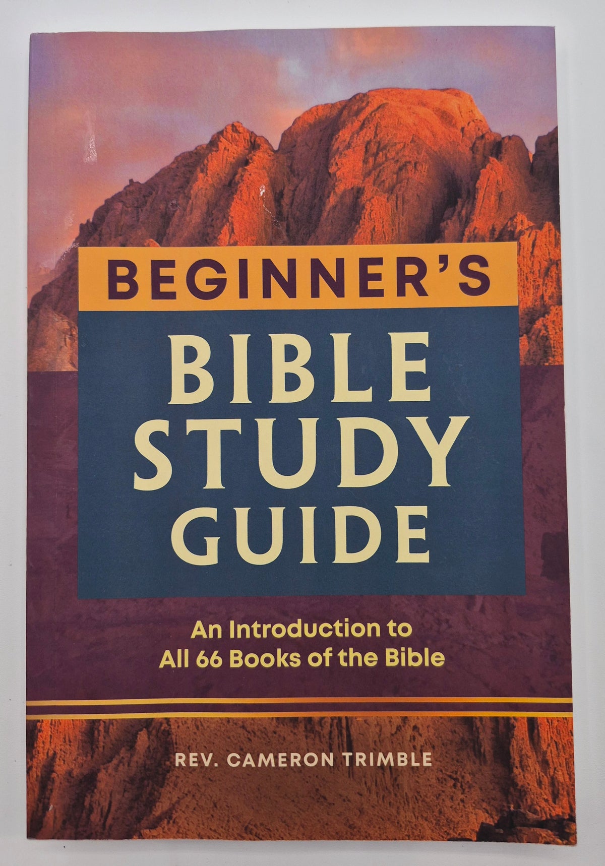 Beginner's Bible Study Guide: An Introduction to All 66 Books of the Bible by Rev. Cameron Trimble (Very good, 2022, Pbk, 148 pgs, RockRidge Press)