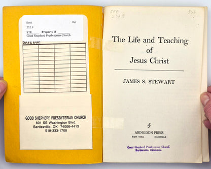 The Life and Teaching of Jesus Christ by James S. Stewart (Good, 192 pgs, Abingdon Press)