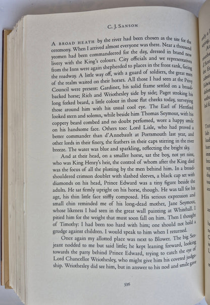 Lamentation by C. J. Sansom -Shardlake #6, Very good, 2014, HC, 641 pgs, Mulholland Books