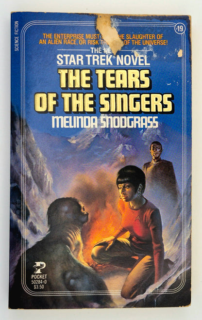 The Tears of the Singers by Melinda Snodgrass (Star Trek #19, Good, 1984, Pb, 252 pgs, Pocket Books)