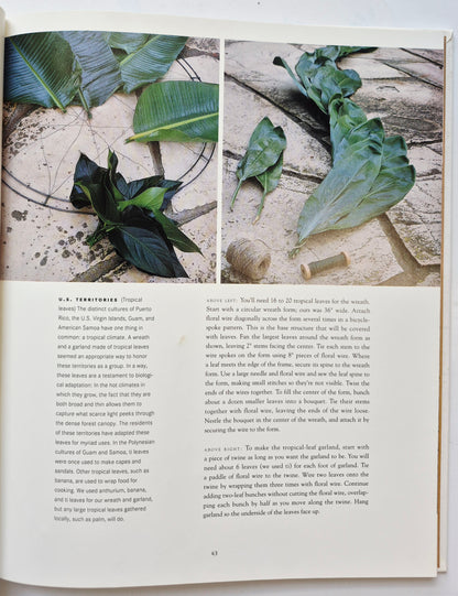 Great American Wreaths by Martha Stewart; Hannah Milman (Very good, 1996, HC, 144 pgs, Oxmoor House)