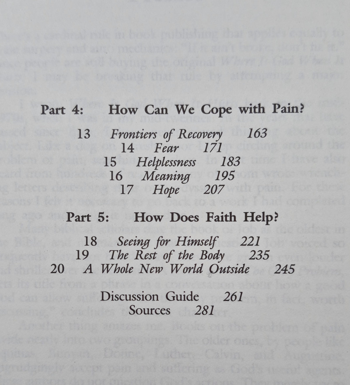 Where Is God When It Hurts? by Philip Yancey (Good, 1990, Pbk, 285 pgs, Zondervan)