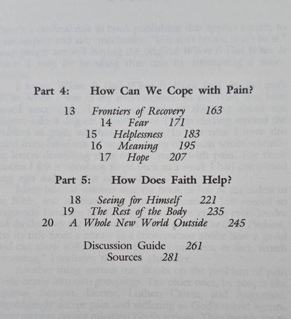 Where Is God When It Hurts? by Philip Yancey (Good, 1990, Pbk, 285 pgs, Zondervan)