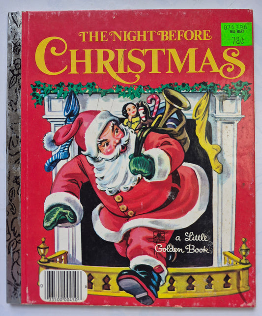 The Night Before Christmas by Clement C. Moore (Very good, 1977, HC, 24 pgs, Golden Books)