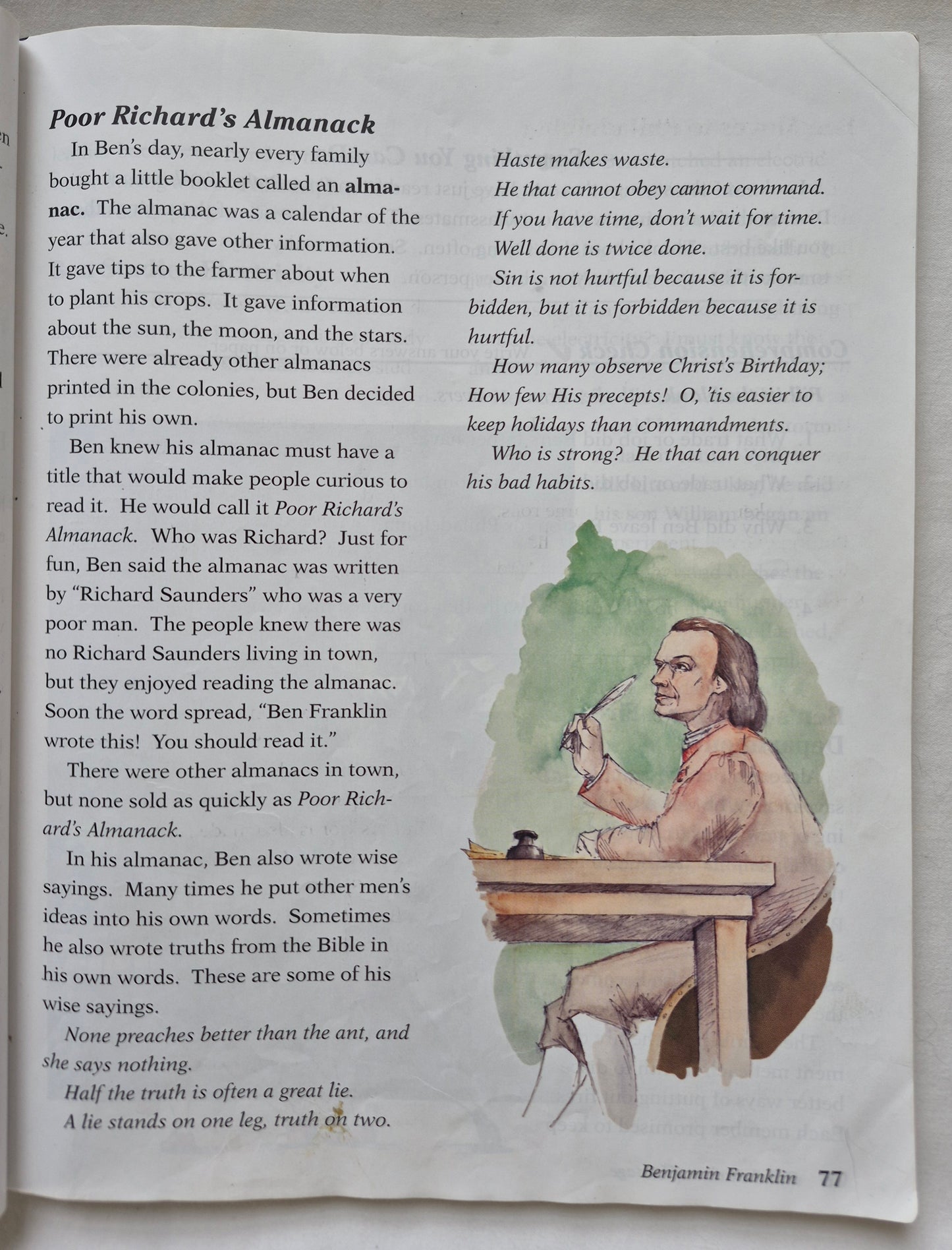 Abeka Our American Heritage Grade 3 Lehrbuch 4. Auflage (Gut, 2006, Taschenbuch, 246 S.)
