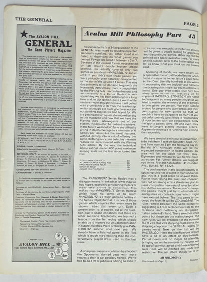 The Avalon Hill General Jul-Aug 1974 Vol. 11 No. 2 The Invasion of Russia