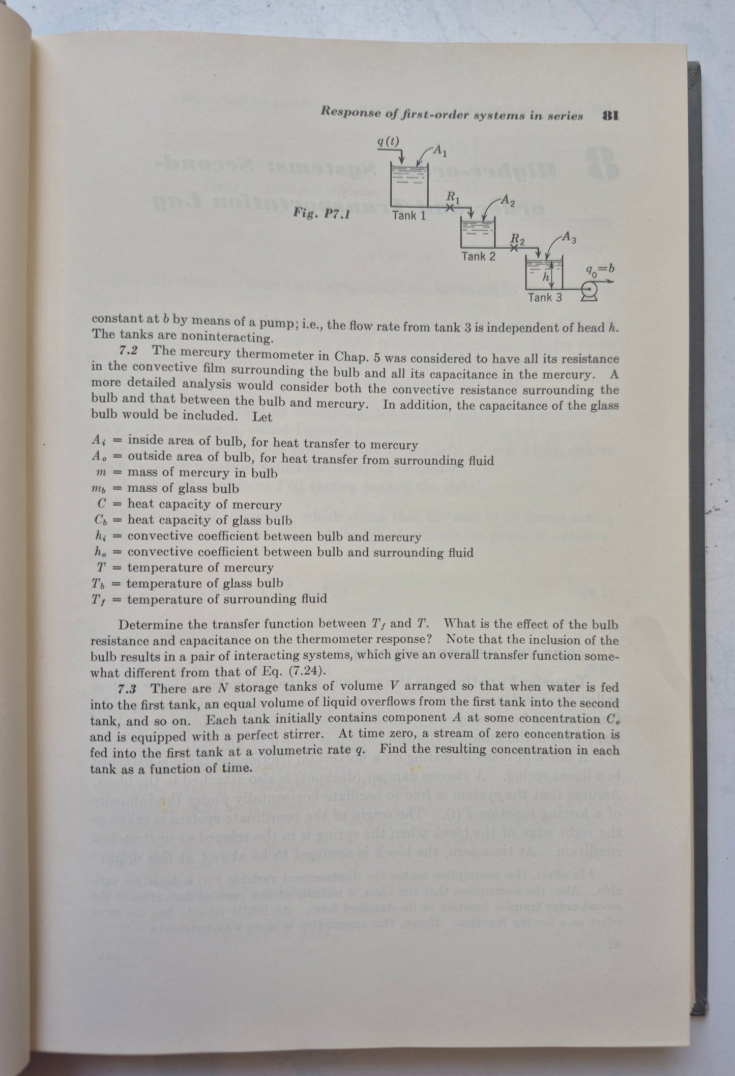 Chemical Engineering Series: Process Systems Analysis and Control by Donald R. Conghanowr; Lowell B. Koppel (Good, 1965, HC, 491 pgs, McGraw-Hill Inc. First Edition)