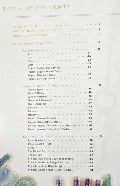 The Beader's Color Palette by Margie Deeb (Very good, 2008, Pbk, 192 pgs, Watson-Guptill Pub.)