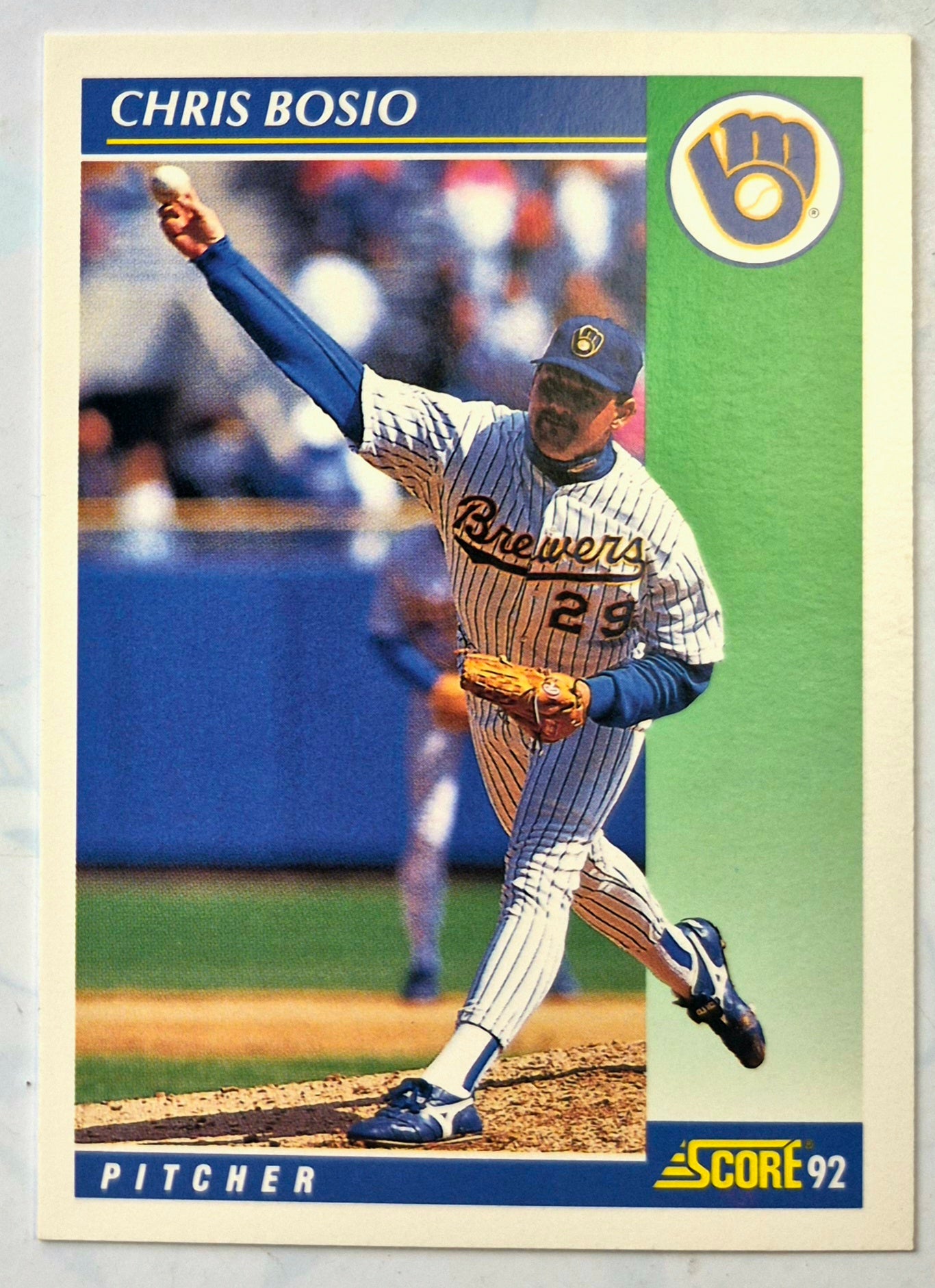 Scott Bailes California Angels Relief Pitcher 1992 Score #331 Baseballkarte (Exzellent)