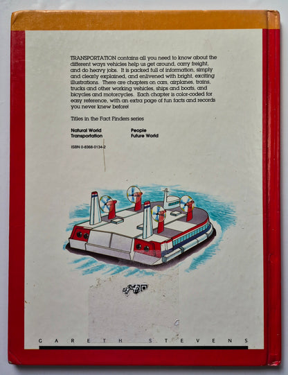 Fact Finder: Transportation by P. Mellett; J. Miles; C. Novis (Good, 1989, HC, 48 pgs, Garth Stevens)