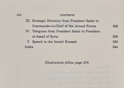 En busca de identidad por Anwar el-Sadat (Bueno, 1978, Primera edición, Tapa dura, 360 páginas, Harper & Row)