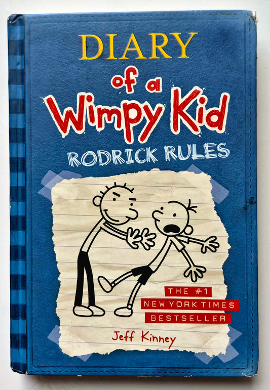 Diary of a Wimpy Kid; Roderick Rules by Jeff Kinney (Good, 2008, HC, 217 pgs, Amulet Books)